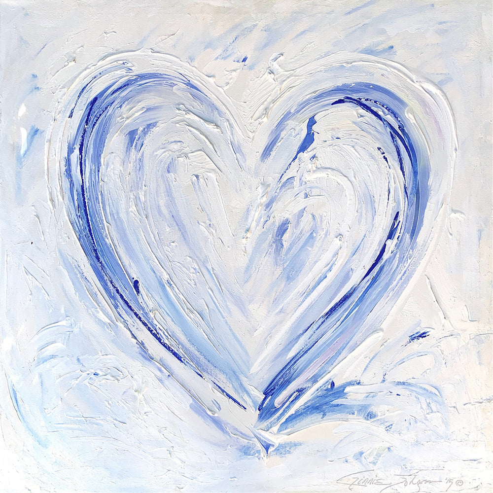 New Heart - 36x36 Original Painting-Original Fine Art-King's Daughters Regal Lifestyle Collection
