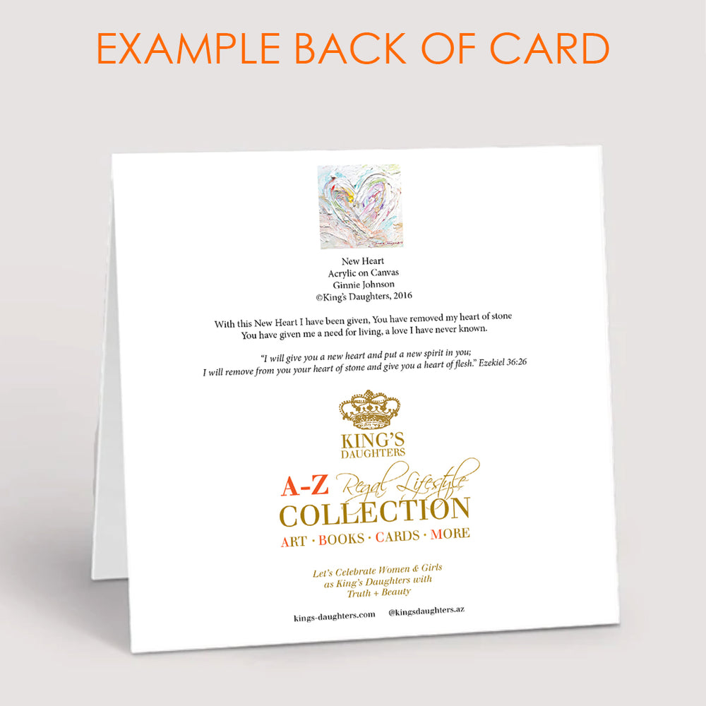 Notecard Collection : New Heart-Notecard Collections-King's Daughters Regal Lifestyle Collection