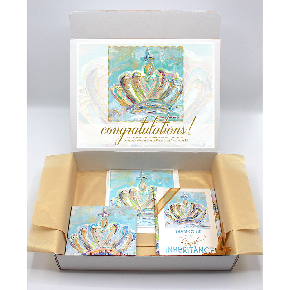 Congratulations Gift Boxes - CROWN Series (Choose Color)