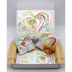 Comfort / Sympathy Gift Boxes - HEART SERIES (Choose Color)