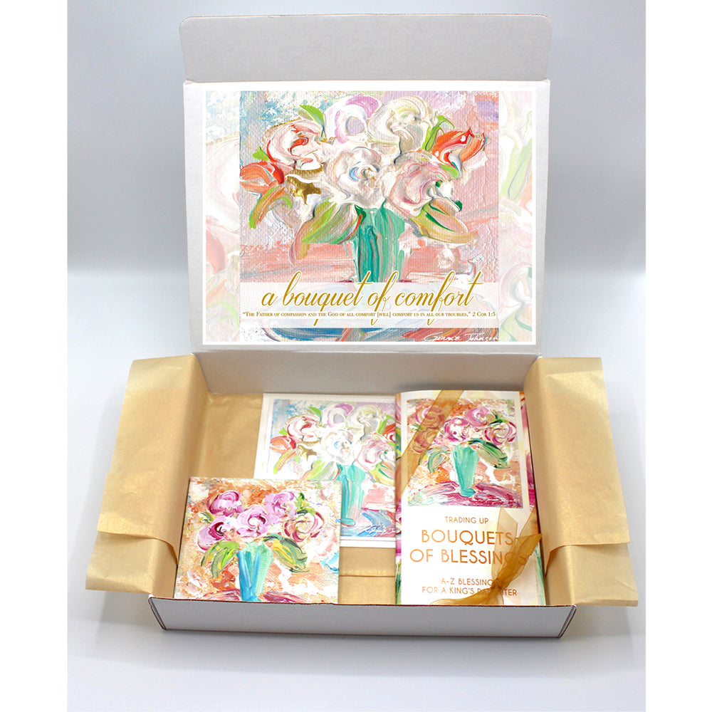 Comfort / Sympathy Gift Boxes - BOUQUET SERIES (Choose Colors)