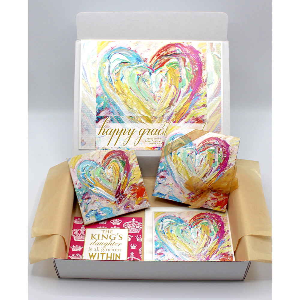 Graduation Gift Boxes - HEART SERIES (Choose Color)