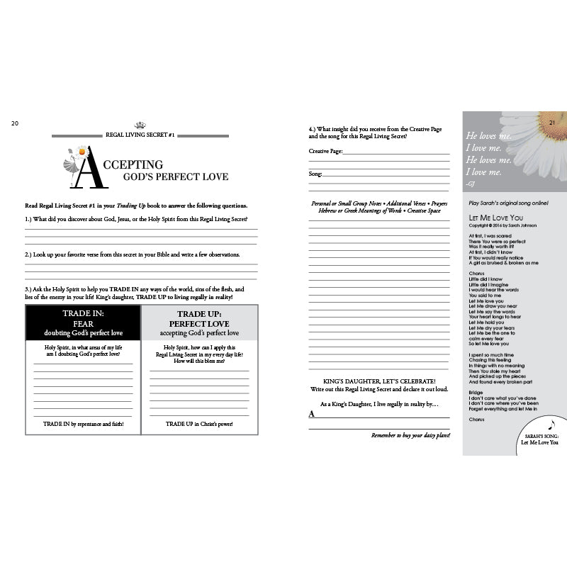 Trading Up for a King's Daughter + Study Guide Set-Books-King's Daughters Regal Lifestyle Collection
