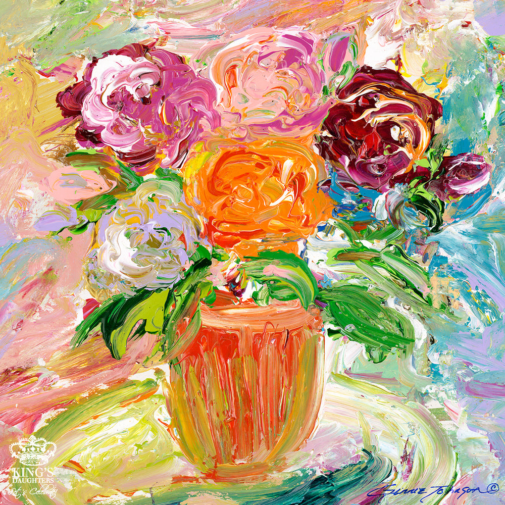 Bouquet of Blessings • Giclee II-Giclee-King's Daughters Regal Lifestyle Collection