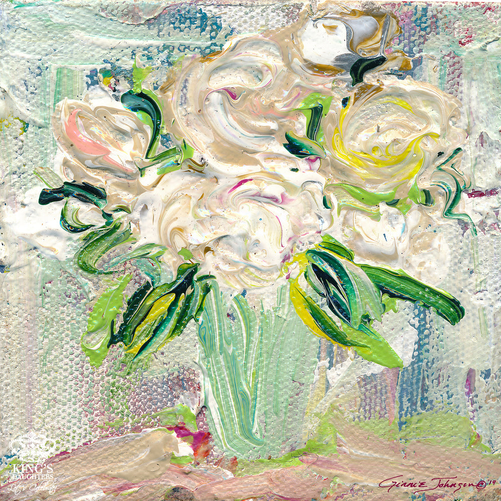 Bouquet of Blessings • Giclee VI-Giclee-King's Daughters Regal Lifestyle Collection
