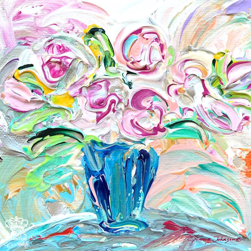 Bouquet of Blessings • Giclee VIII-Giclee-King's Daughters Regal Lifestyle Collection