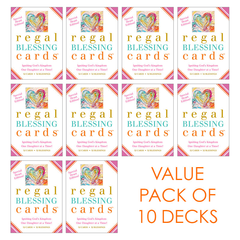 Regal Blessing Cards - New Heart Edition-Regal Blessing Cards-King's Daughters Regal Lifestyle Collection