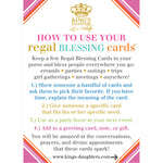 Regal Blessing Cards - New Heart Edition-Regal Blessing Cards-King's Daughters Regal Lifestyle Collection