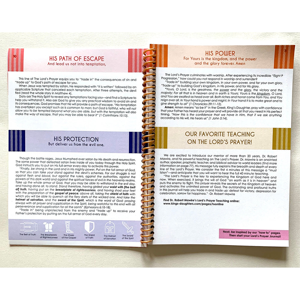 Trading Up with The Lord's Prayer Journal-Books-King's Daughters Regal Lifestyle Collection