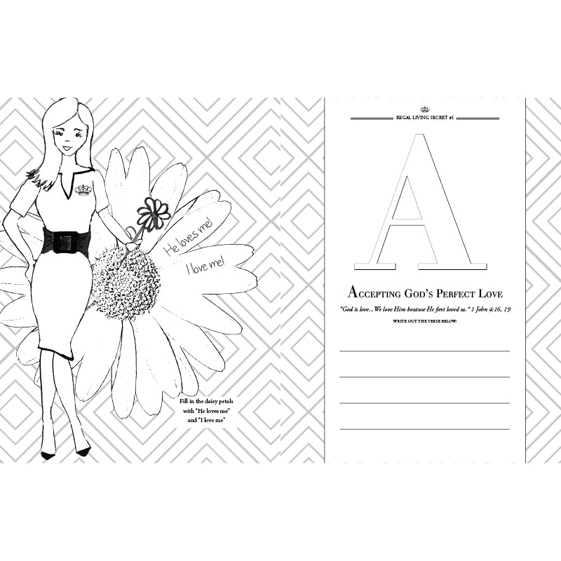 Trading Up Watercoloring Book-Books-King's Daughters Regal Lifestyle Collection