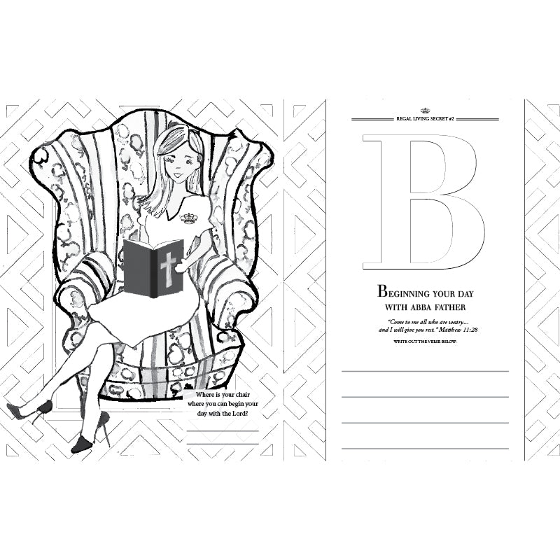 Trading Up Watercoloring Book-Books-King's Daughters Regal Lifestyle Collection