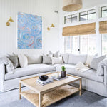 Life to the Full Periwinkle 36x48