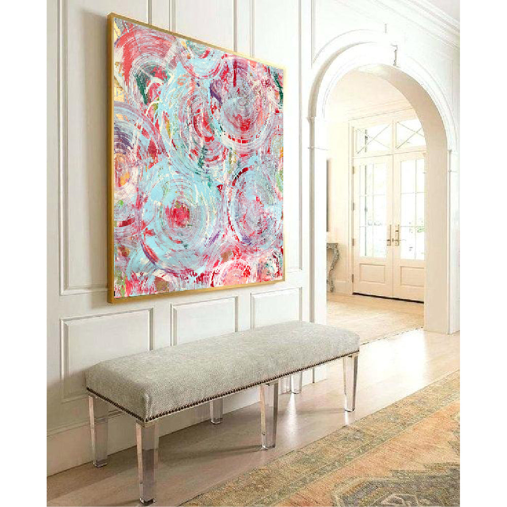Life to the Full XIII - 48x48 Original Painting-King's Daughters Regal Lifestyle Collection