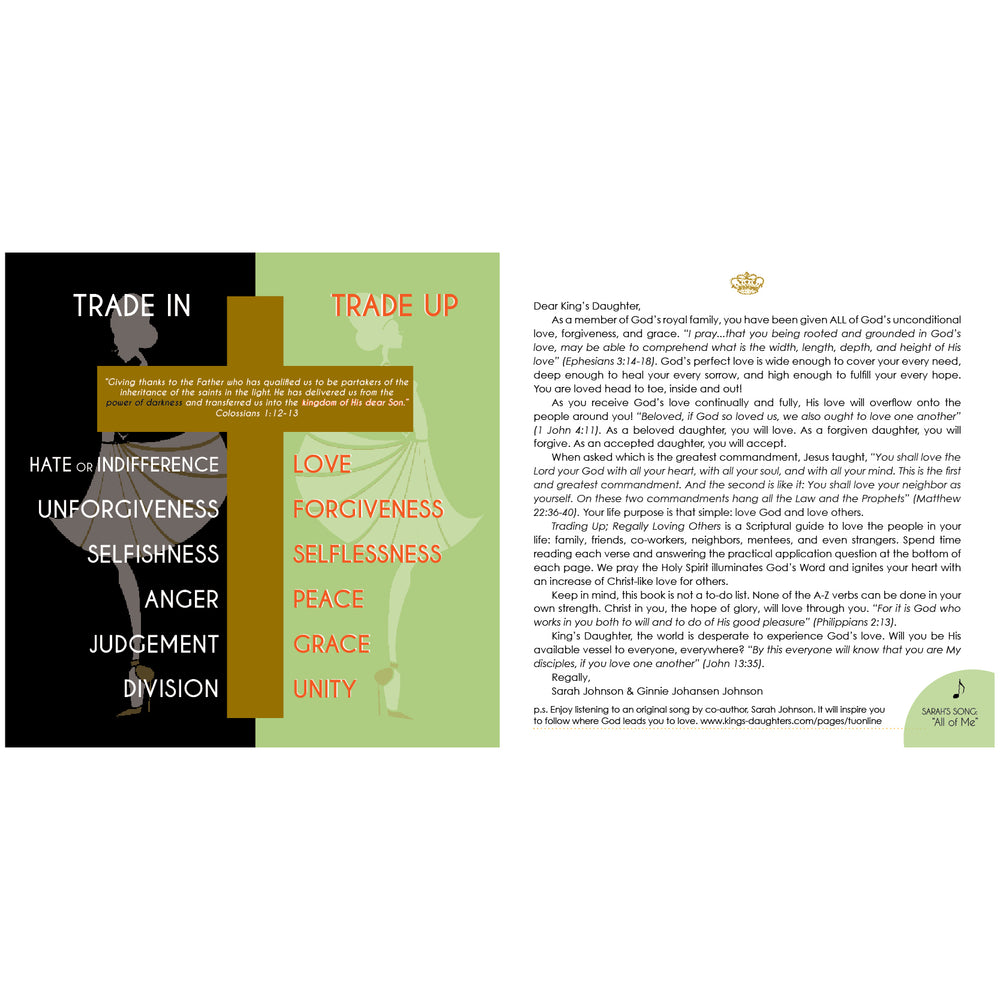 Trading Up to Regally Loving Others • A-Z Secrets from God's Word-Books-King's Daughters Regal Lifestyle Collection