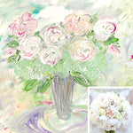 Wedding Bouquet Original Painting-Giclee-King's Daughters Regal Lifestyle Collection